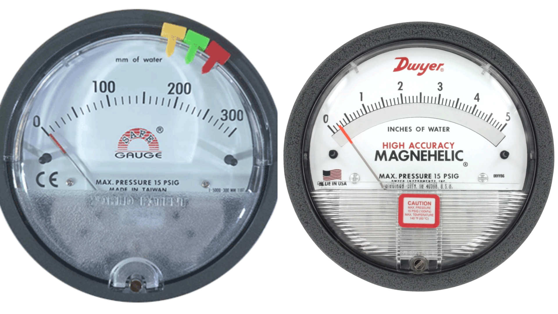 So sánh đồng hồ chênh áp