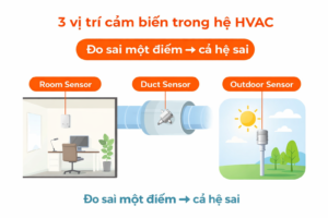 cảm biến nhiệt độ độ ẩm trong hệ HVAC