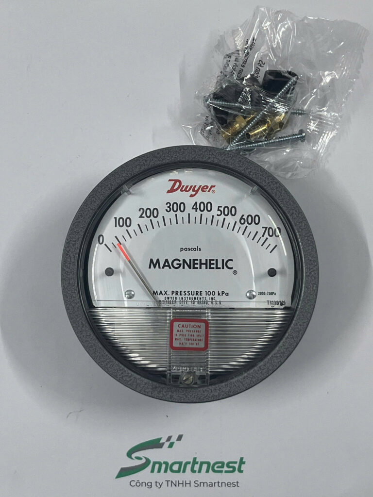 Đồng hồ đo chênh áp suất 2000-750PA Dwyer