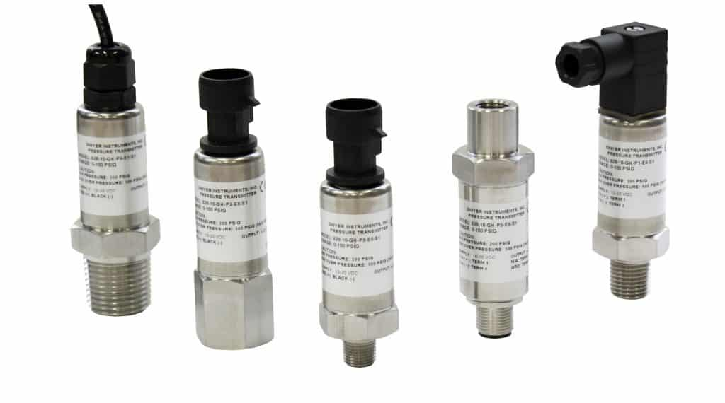 Cảm biến áp suất công nghiệp Dwyer 628 Series đo áp suất nước khí HVAC công nghiệp