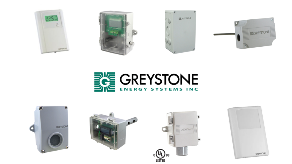 Các thiết bị cảm biến Greystone trong BMS