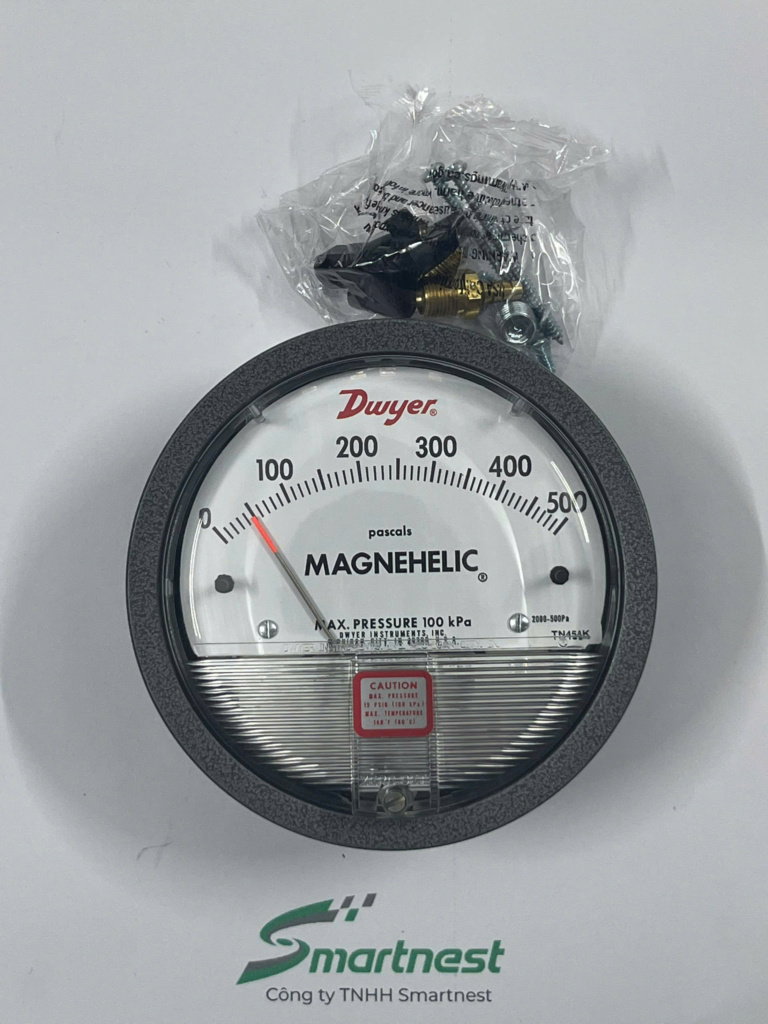 Đồng hồ đo chênh áp 2000-500PA Dwyer