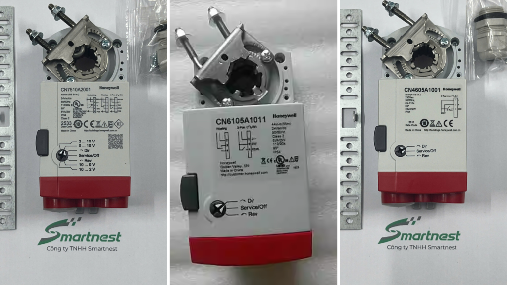So Sánh Động Cơ Van Gió Honeywell Series CN46, CN61 & CN75