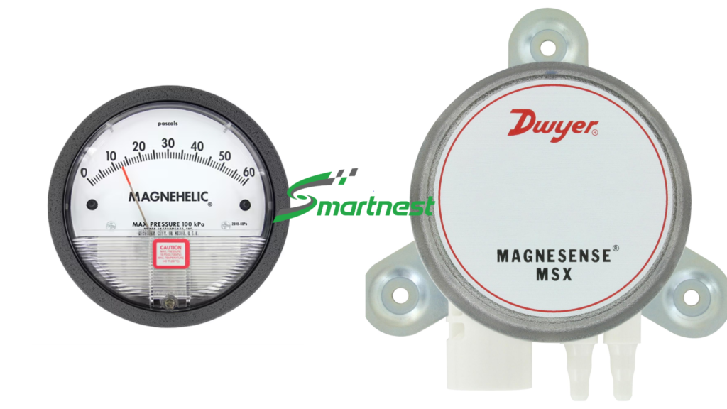 So sánh Magnehelic Vs Magnesense Dwyer 