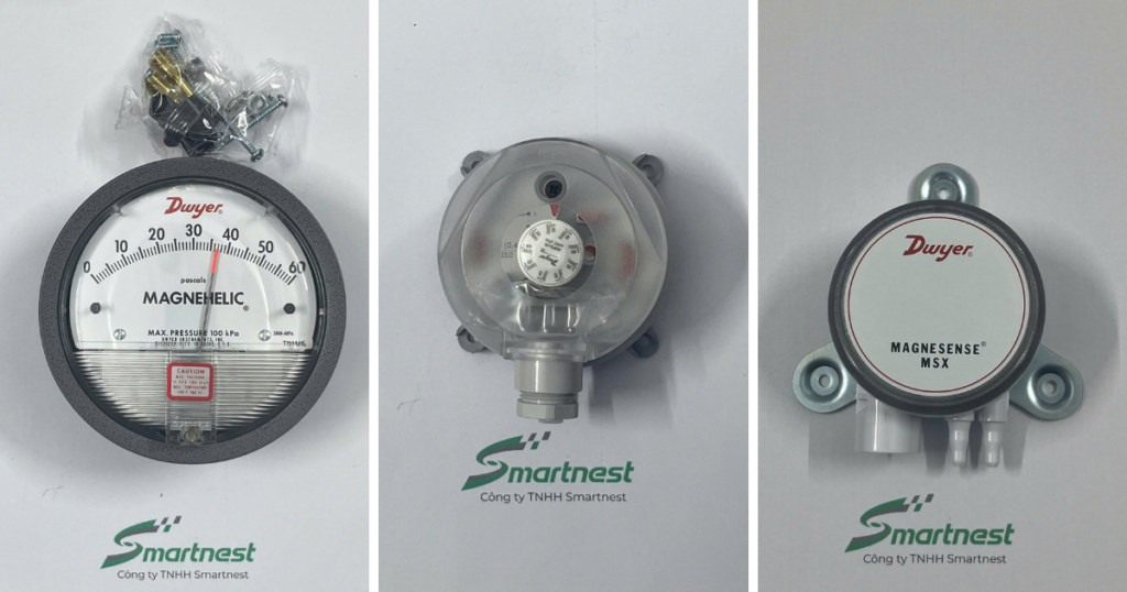 Giải pháp đo chênh áp gió HVAC Dwyer Magnehelic Magnesense