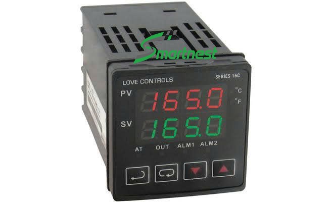 16C Dwyer bộ điều khiển nhiệt độ 1/16 DIN hai màn hình LED