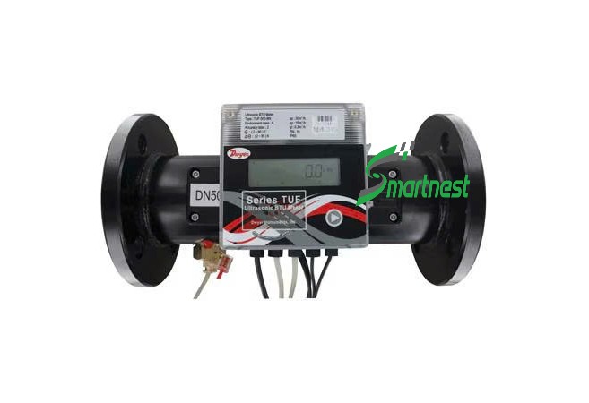 Đồng hồ nhiệt lượng siêu âm TUF Series Dwyer với màn hình LED và Modbus