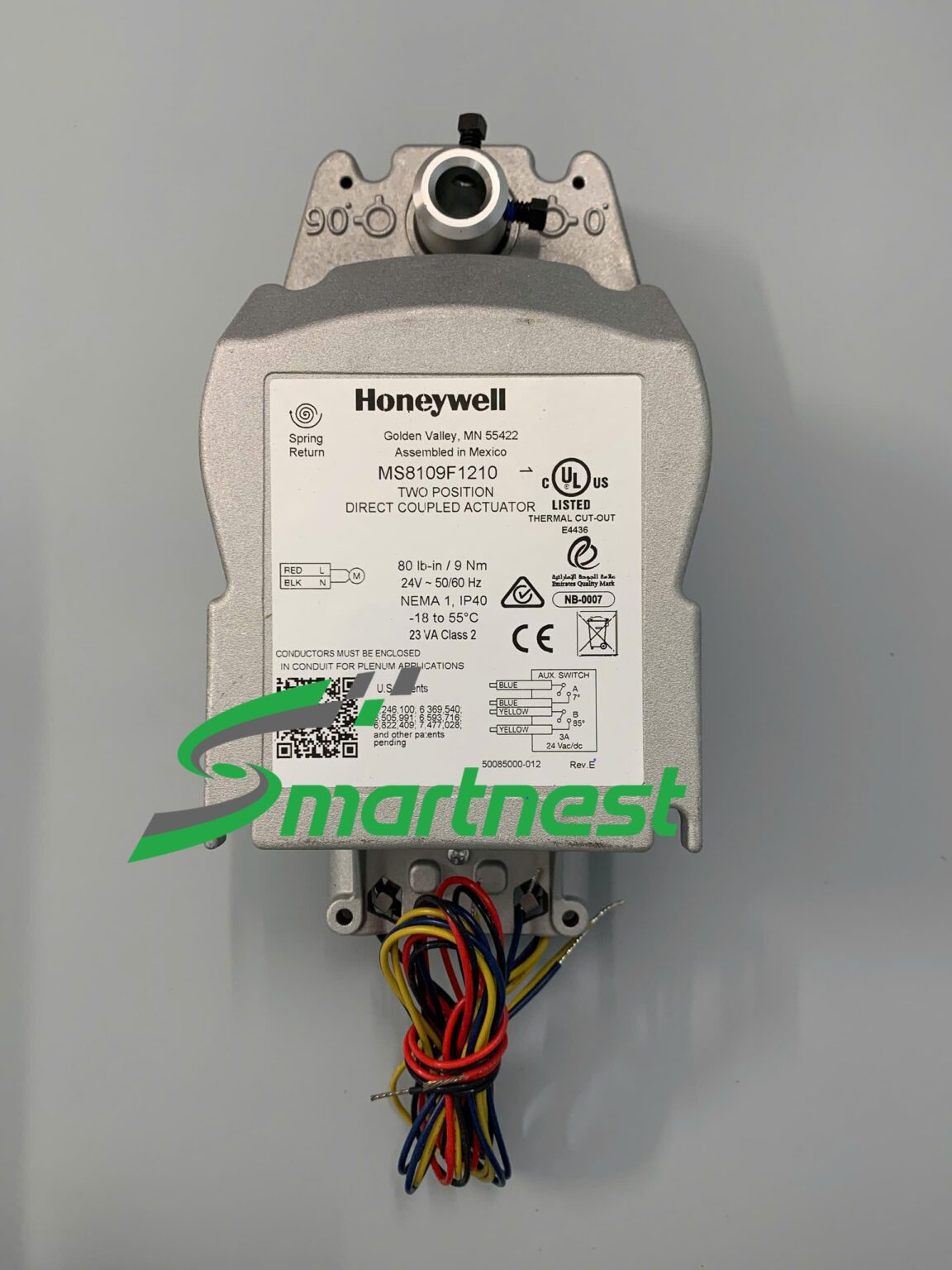 Động cơ van gió chống cháy Honeywell MS8109F1210
